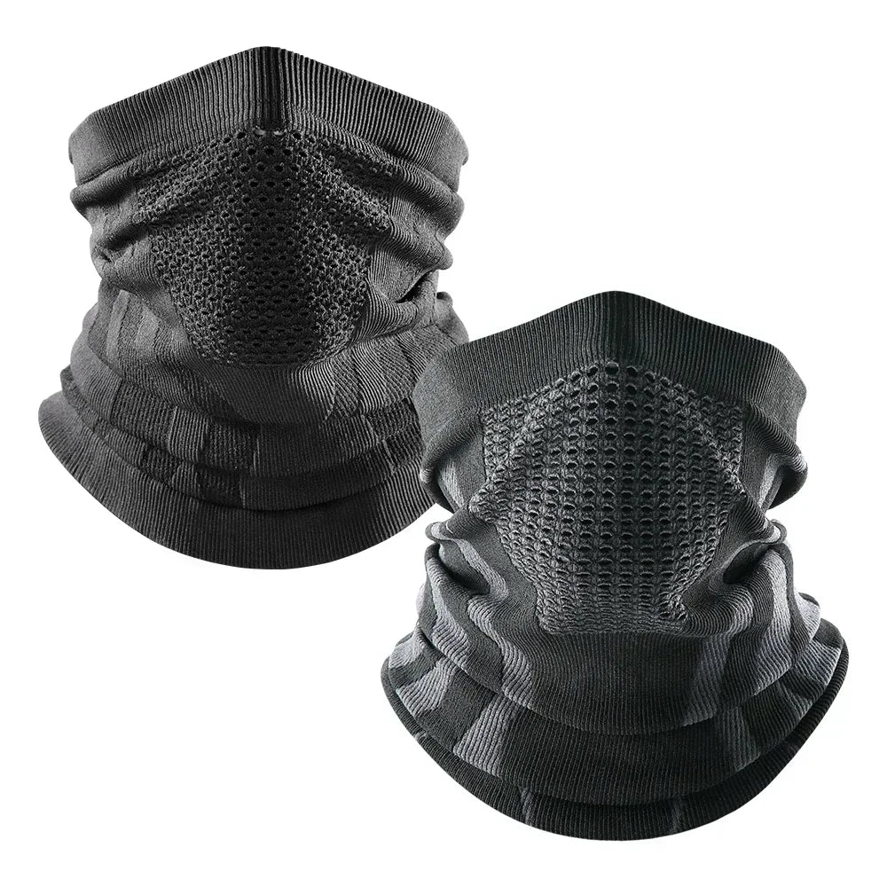 GUMAO Thermal Face Bandana Mask – Breathable Neck Warmer for Cycling & Winter Sports