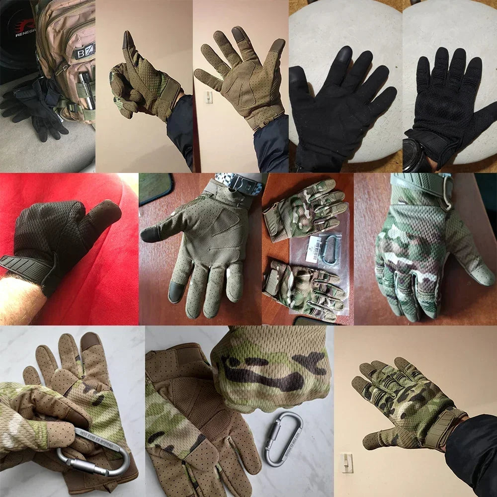 GUMAO Camo Touch Screen Tactical Gloves – Anti-Slip Hunting and Shooting Gear