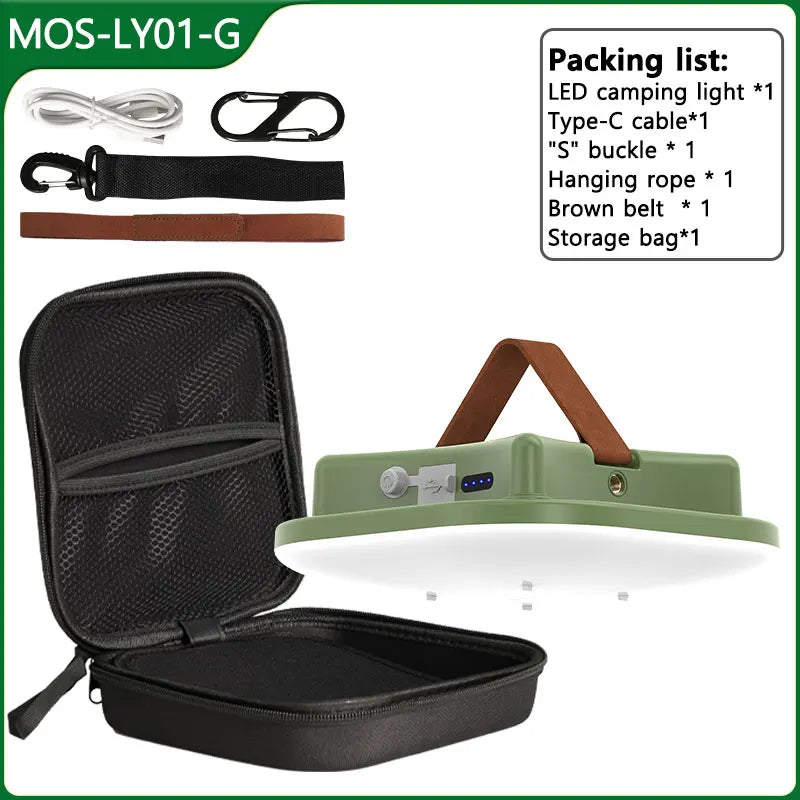 MOSLIGHTING LY01 - 80W Zoom Torch Camping Lantern with Magnetic Base & 13500mAh Battery