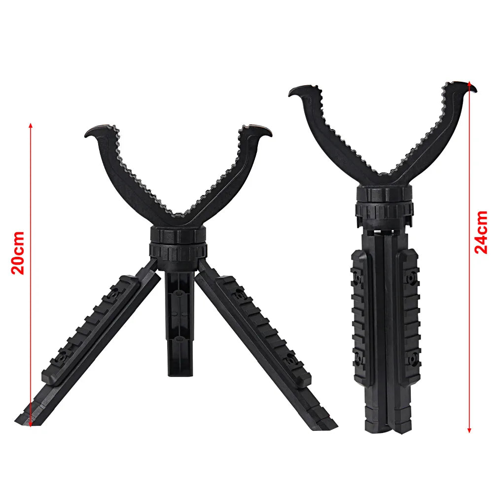 AOLAMEGS Hunting Tripod – Portable Multifunctional Stand with V-Yoke for Outdoor Use