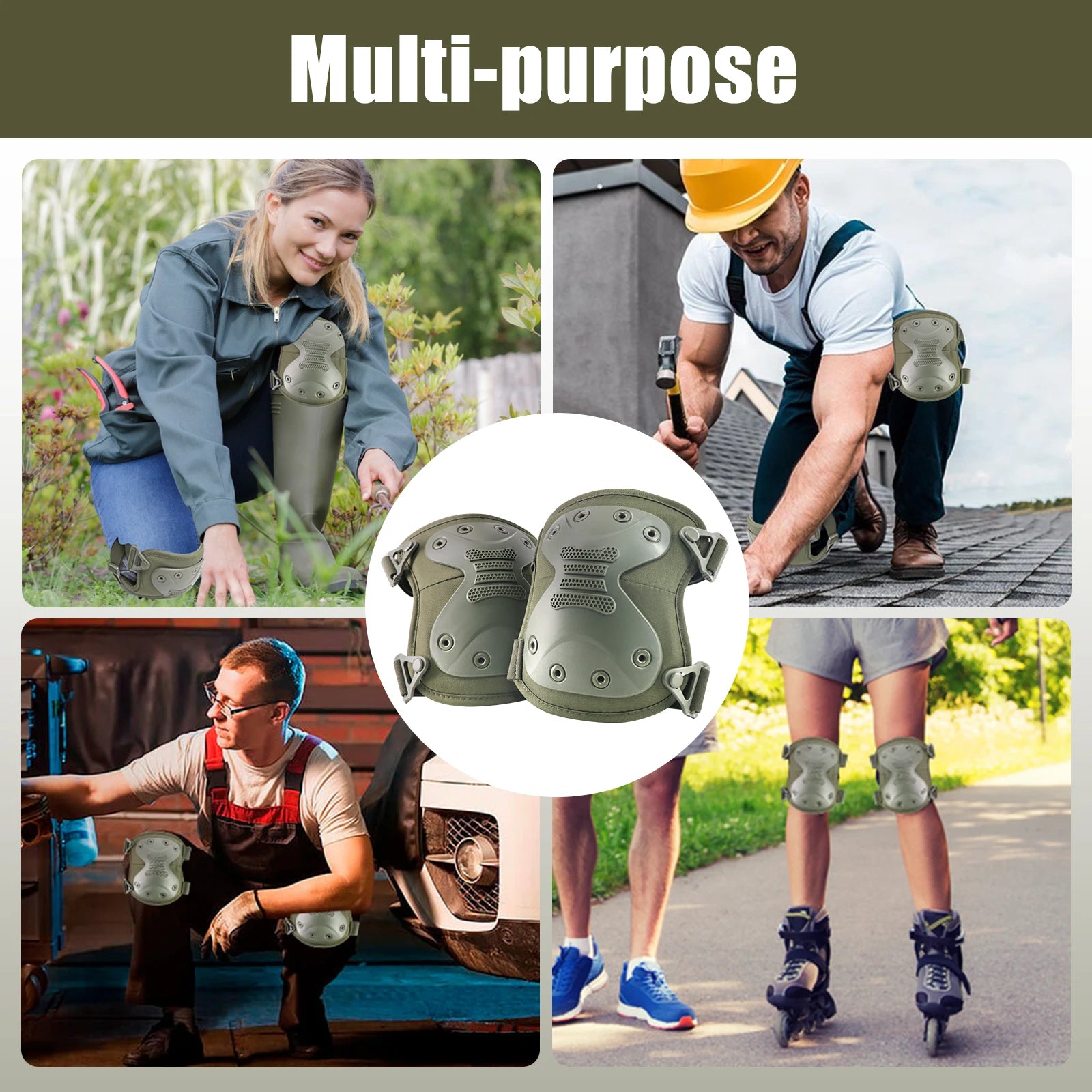 Heavy Duty Tactical Knee Pads – Foam Padded Combat Gear for Hunting and Outdoor Use