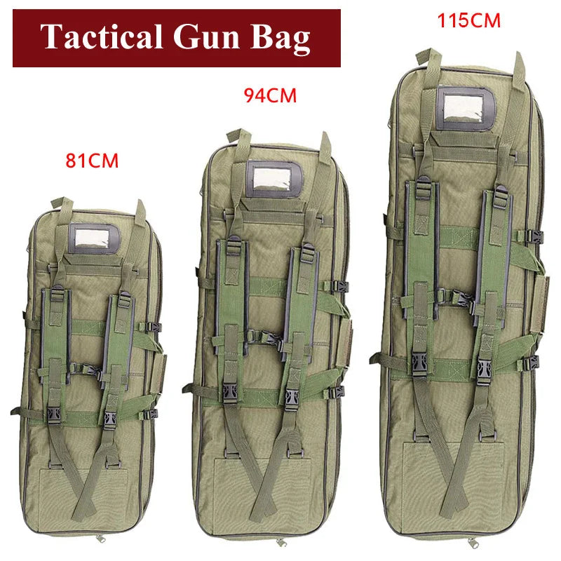 RUIN HAWK Tactical Hunting Gun Bag – 81/94/115cm Nylon Rifle Carry Case with Shoulder Strap