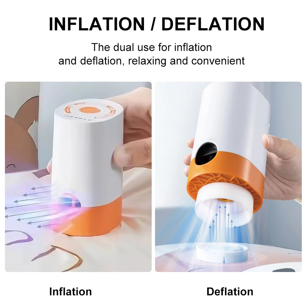 WESTTUNE 2-in-1 Wireless Air Pump – Portable Battery-Powered Inflator & Deflator for Camping