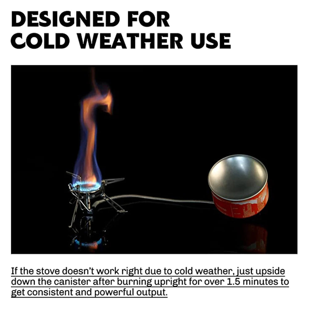 FIRE MAPLE FMS-118 Volcano Remote Gas Stove - 2800W High-Altitude Burner for NZ Alpine Hunting