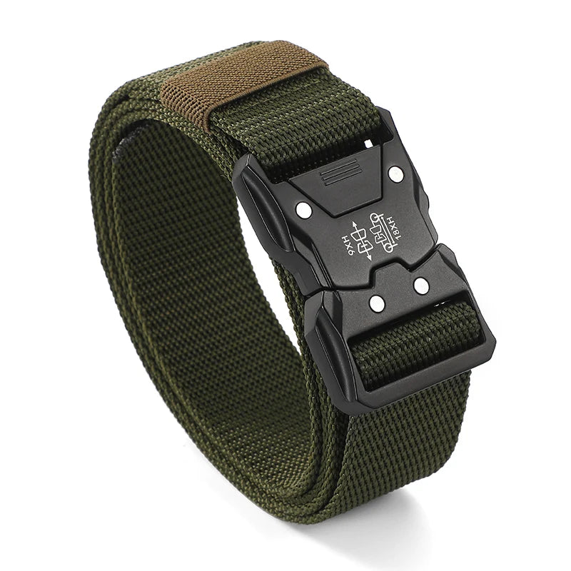 FENRUIEN Tactical Nylon Canvas Belt Multifunctional Buckle