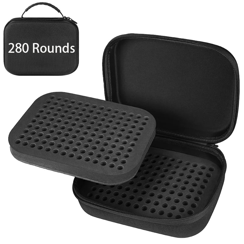 280/216 Rounds Ammo Case – Portable Double-Layer 9mm Cartridge Pouch, Bullet Holder Outdoor Shooting