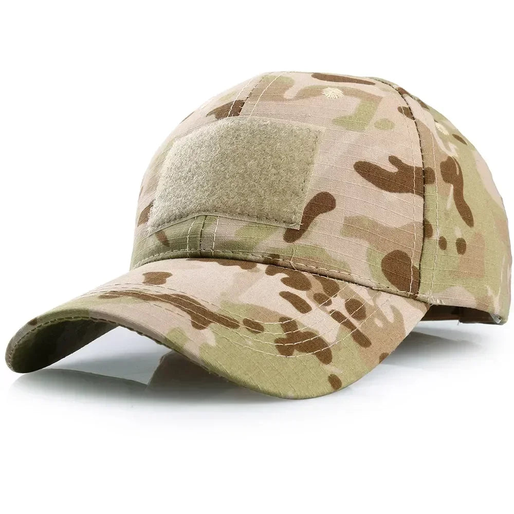 GUMAO Tactical Camouflage Baseball Cap Adjustable Mesh Hat