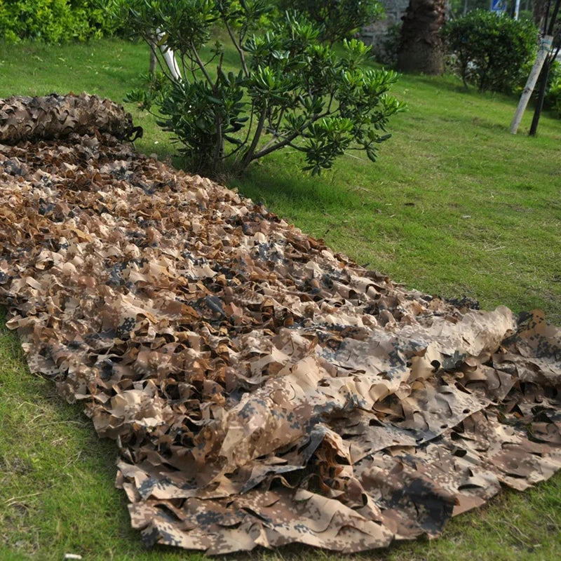 Camouflage Net 150D Oxford Fabric for Hunting, Garden, and Gazebo Shade