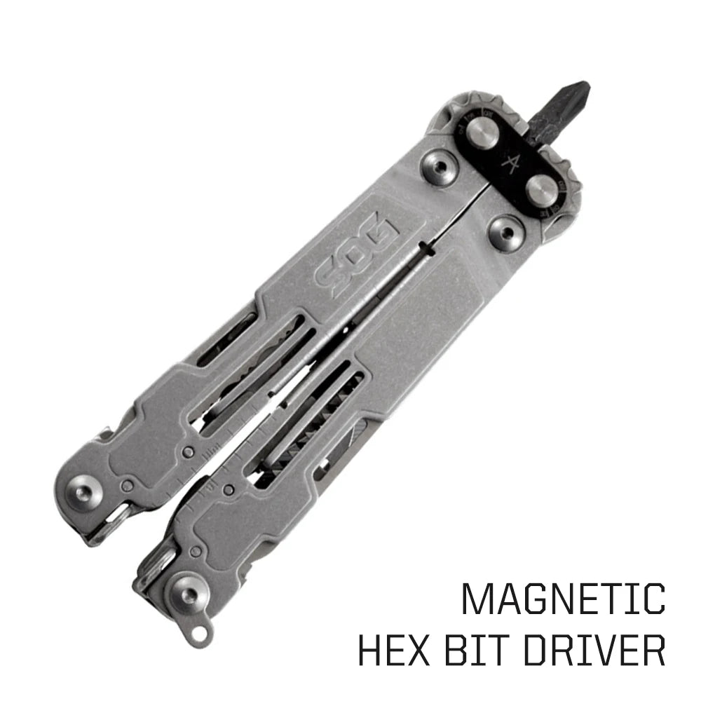 SOG PowerAccess Deluxe 21-in-1 Multi-Tool – Military-Grade Folding Pliers for Survival & Camping