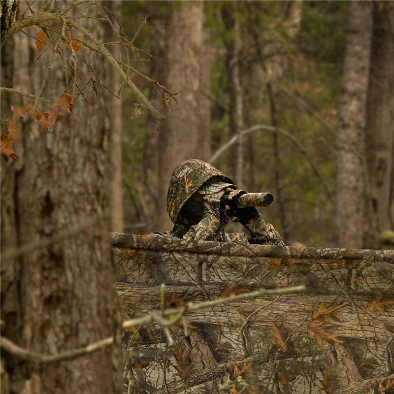 HIGH-JUMP Camouflage Netting - 59" Wide Mesh Fabric for NZ Hunting Blinds & Wildlife Photography