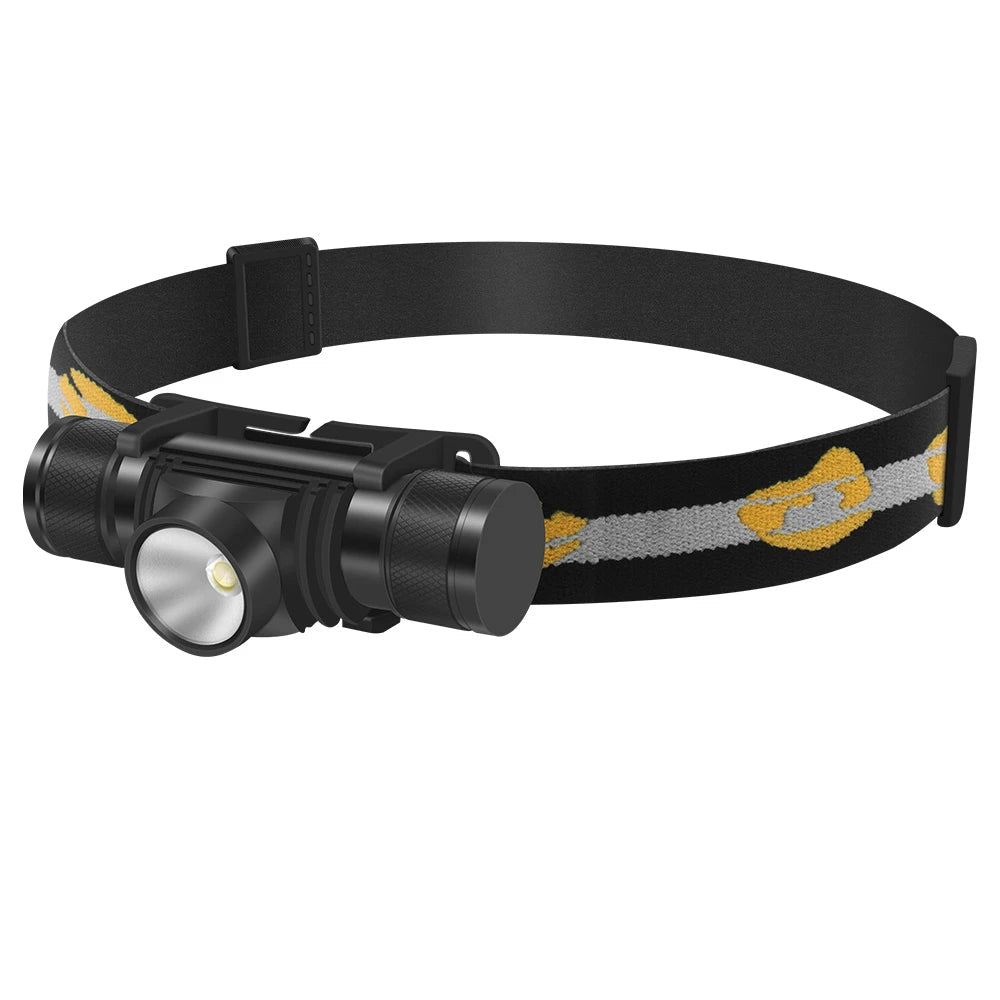 BORUIT D10 USB Rechargeable Headlamp 1000lm L2 LED Waterproof Torch for Outdoors