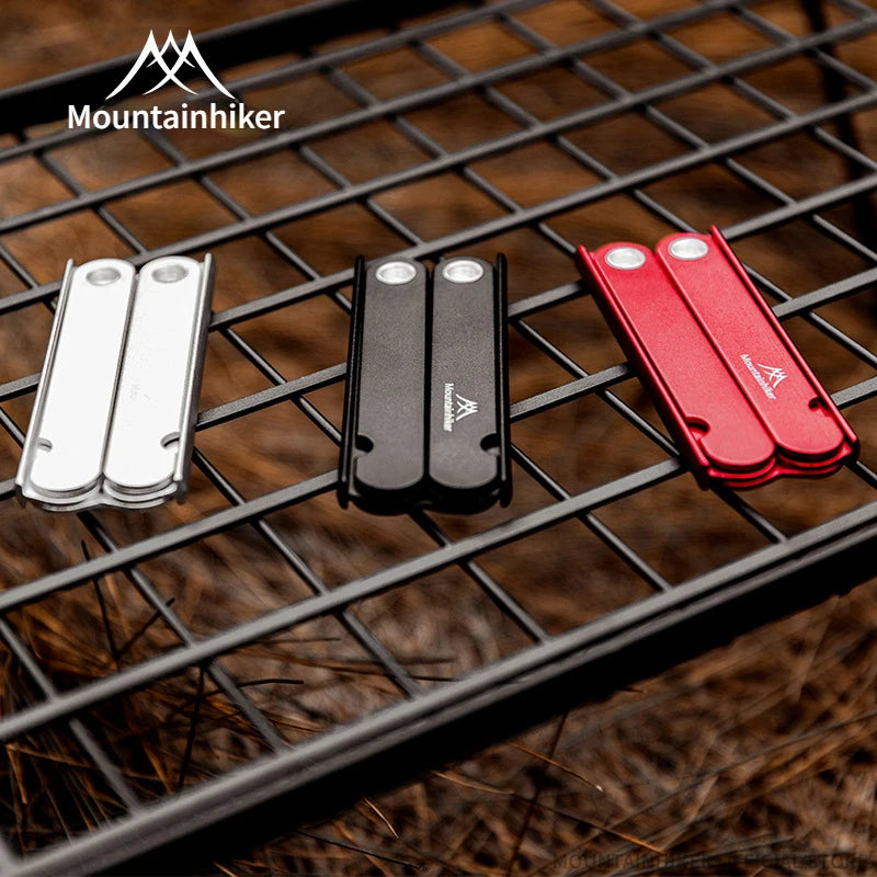 MOUNTAINHIKER Folding Aluminium Camping Clothes Hanger