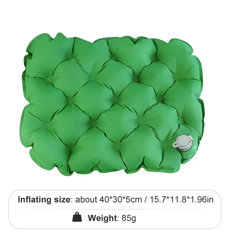 WEST TUNE Inflatable Sitting Pad Ultralight Seat Cushion for Camping and Hiking