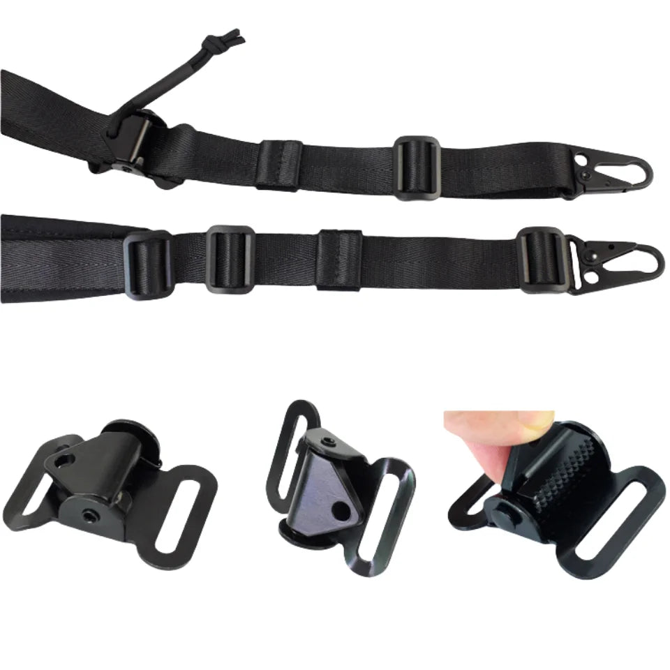 Hunting Rifle Tactical Sling 2 Point Padded Modular Shooting Strap