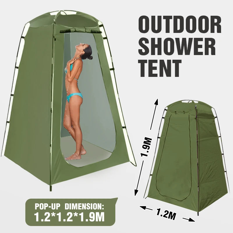 WESTTUNE Portable Privacy Shower Tent – Waterproof Outdoor Changing Room for Camping & Beach