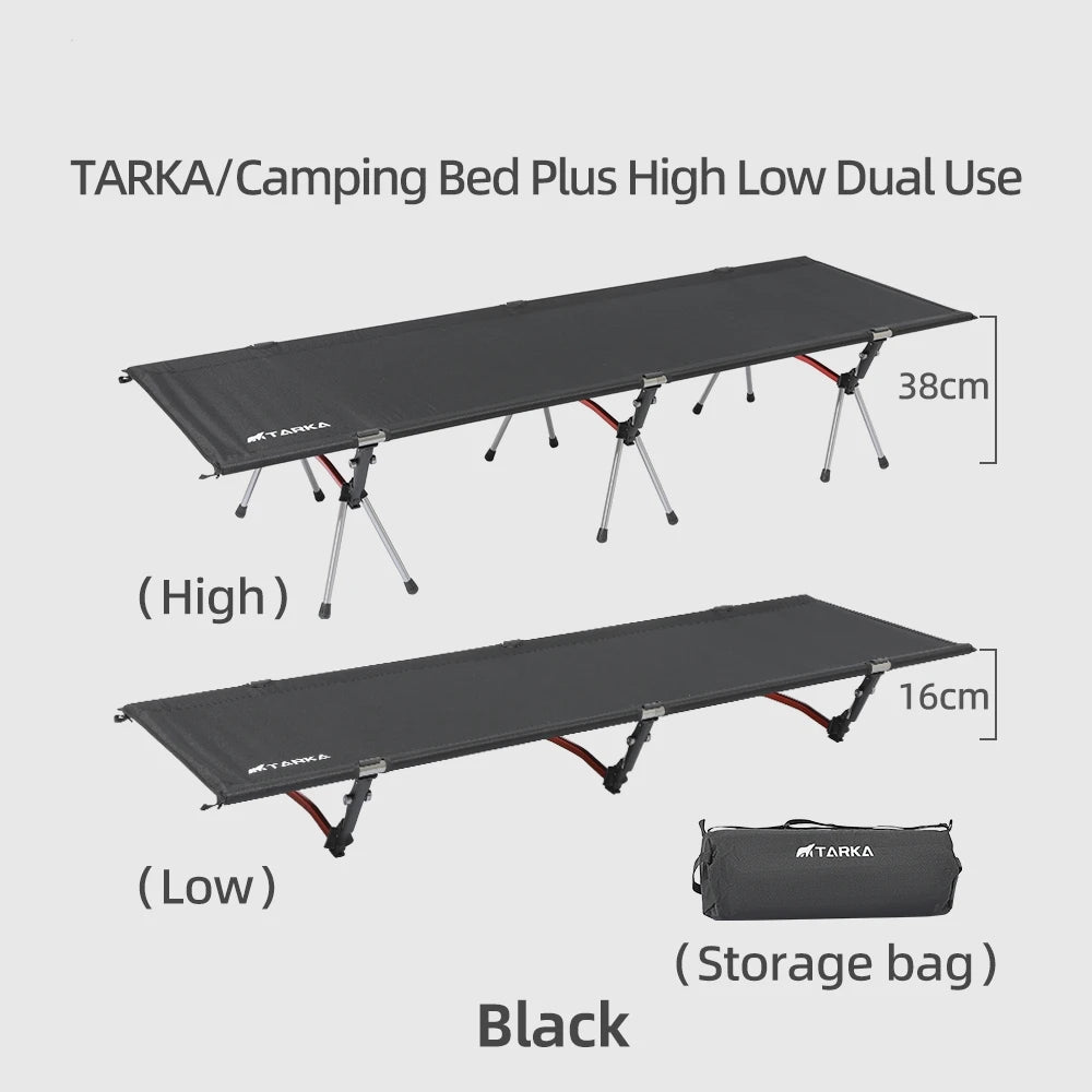 TARKA Portable Camping Cot – Lightweight Collapsible Sleeping Bed for Hiking & Backpacking