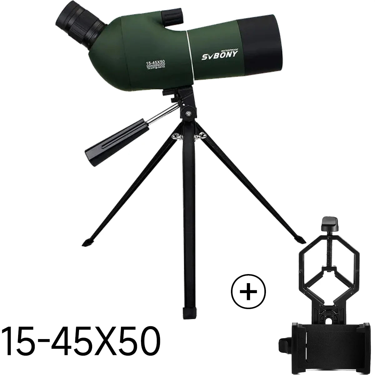 SVBONY SV28 Spotting Scope – Waterproof Zoom Scope for Birdwatching & Target Shooting