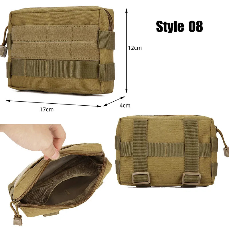 OPHIDIANTAC Molle Waist Bag EDC Pouch for Camping and Hunting