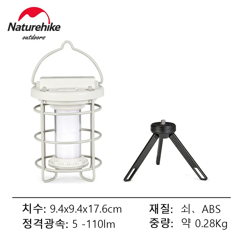NATUREHIKE Outdoor Camping Lamp – Portable Waterproof Tent Light