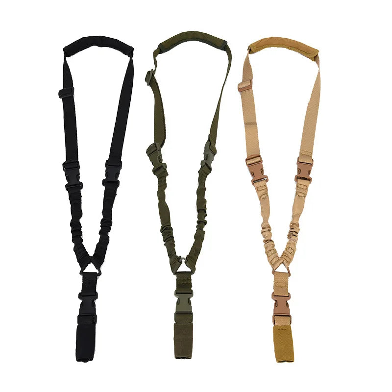 Shotgun Belt Molle Single Point Gun Sling with Metal Buckle