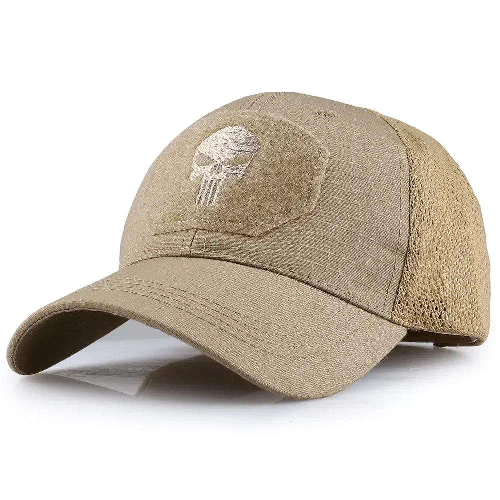 GUMAO Tactical Camouflage Baseball Cap Adjustable Mesh Hat