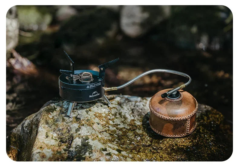 NATUREHIKE IGT Burner – Portable Three-Head Gas Stove for Camping & Outdoor Cooking