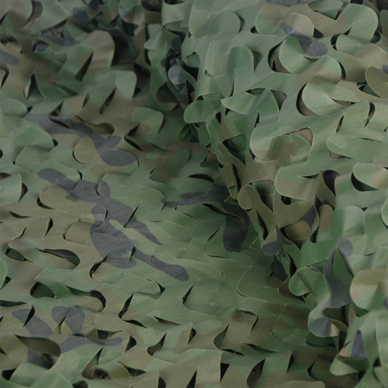 Camouflage Net 150D Oxford Fabric for Hunting, Garden, and Car Awning