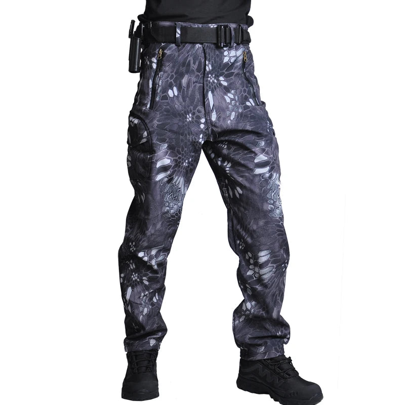 HAN WILD Softshell Hunting Set - Windproof Fleece-Lined Jacket & Pants for NZ Expeditions