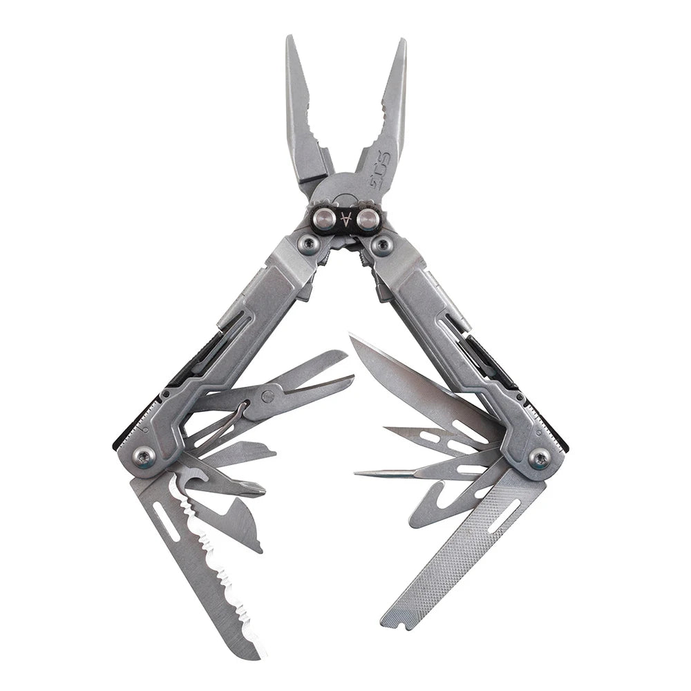 SOG 18-in-1 PowerPint Multi-Tool with Knife and Pliers for Camping and EDC