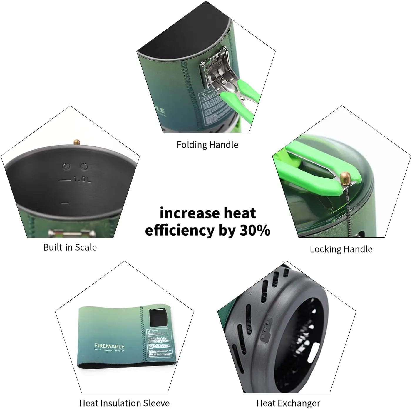 FIRE MAPLE FMS-X2 Portable Cooking System – High-Efficiency Gas Stove for Camping & Hiking