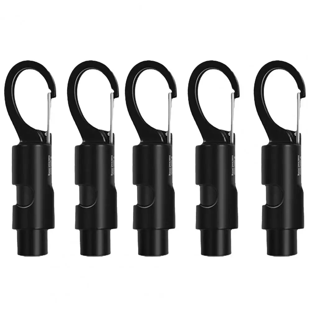Aluminum Alloy Tent Rope Buckle – Windproof, Multifunctional Rope Hanger for Camping & Travel