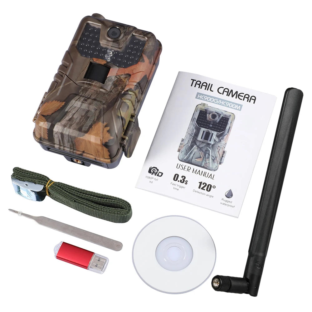 SUNTEKCAM HC900LTE 4G Trail Camera 20MP 940nm Night Vision with MMS/FTP Transmission – IP65
