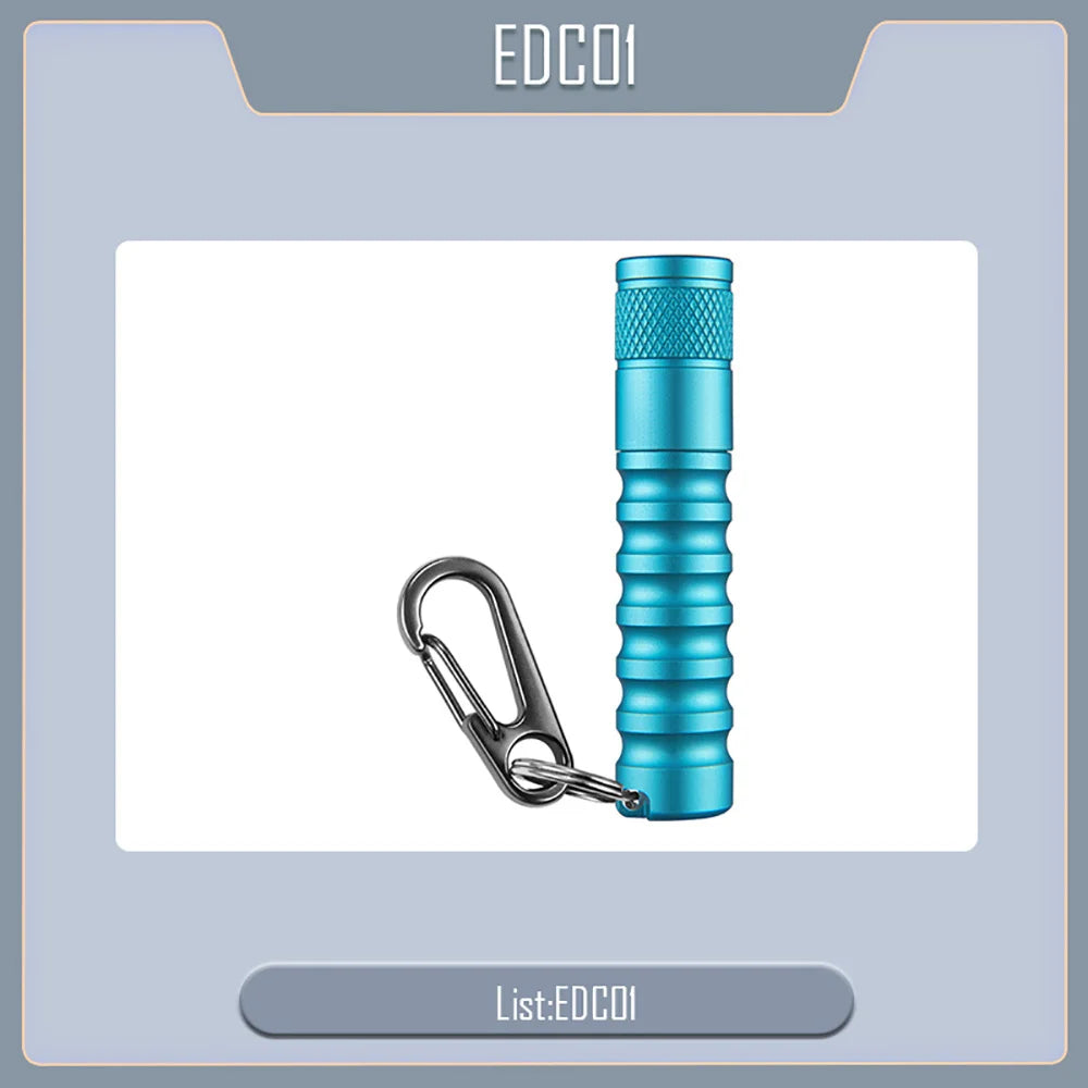 LUMINTOP EDC01 Mini Keychain Flashlight – 120 Lumen Waterproof Everyday Carry Torch
