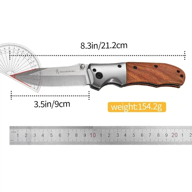 Outdoor Folding Knife – High Hardness Tactical Pocket Knife for Survival & Camping