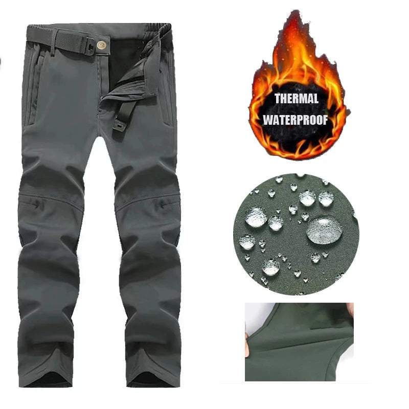 MAZEROUT Men's Winter Softshell Jacket & Cargo Trousers S-5XL