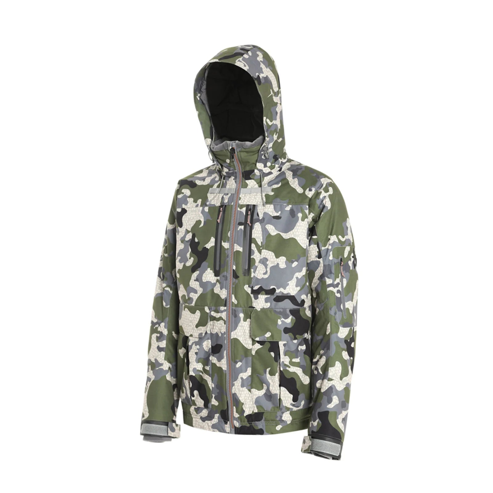 AINFAD Northern Aerolite Insulated Jacket - Winter Duck Hunting Swamp Camouflage Suit for Extreme Conditions