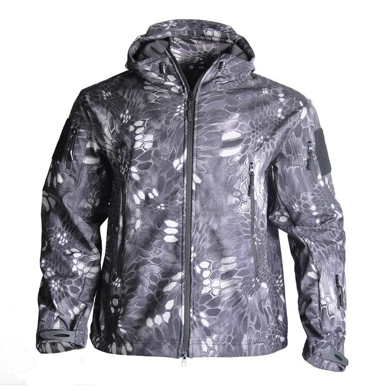 HAN WILD Softshell Hunting Set - Windproof Fleece-Lined Jacket & Pants for NZ Expeditions