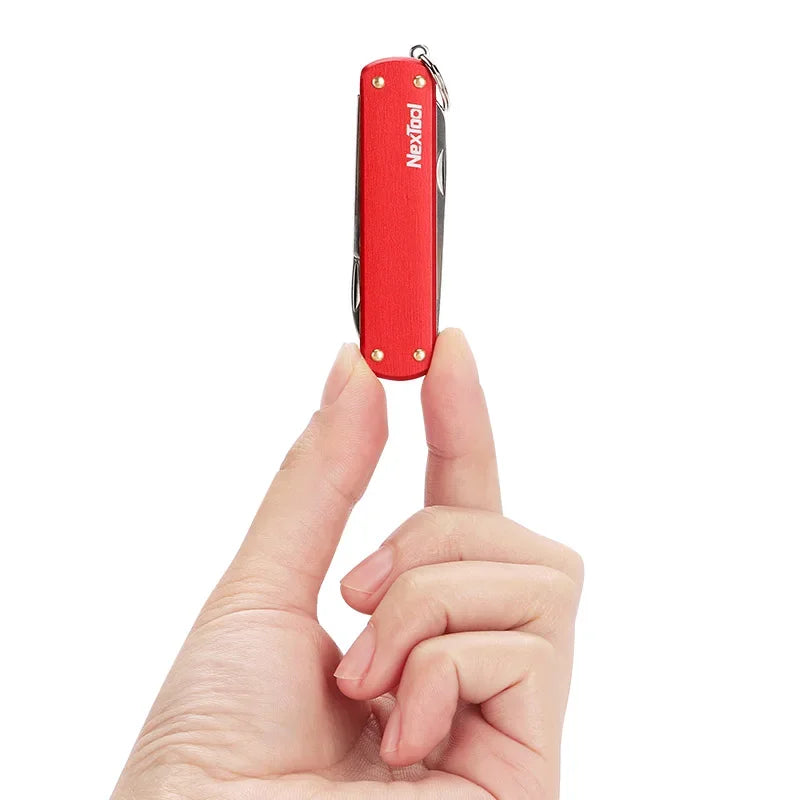 NEXTOOL EDC Mini Knife Multitool with Scissors and Screwdriver for Outdoor Use
