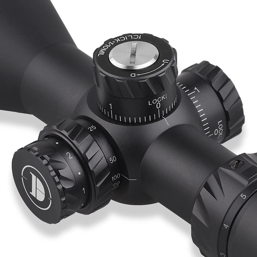 DISCOVERYOPT HD 3-12×44 SFIR Compact Riflescope - First Focal Plane Illuminated Scope for Tactical Applications