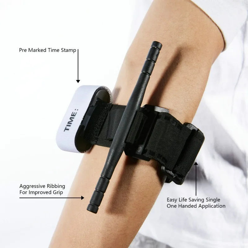 Tactical CAT Tourniquet and Trauma Medical Cutting Belt for First Aid Hemostasis