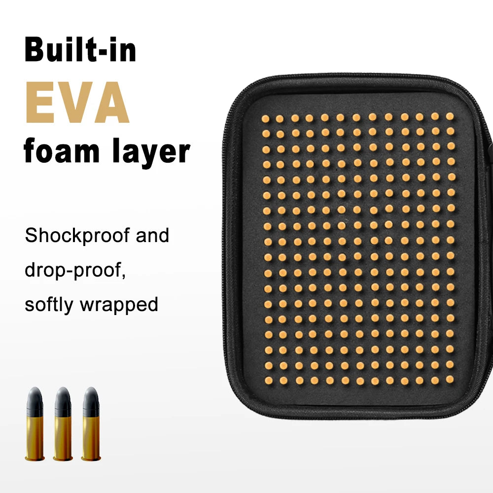 AIRSSON Ammo Pouch – 108/216/468 Round Storage Case for .223, 9mm, .22LR Ammunition