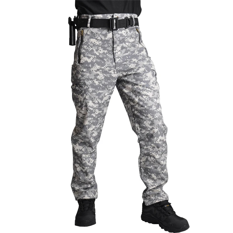 HAN WILD Softshell Hunting Set - Windproof Fleece-Lined Jacket & Pants for NZ Expeditions