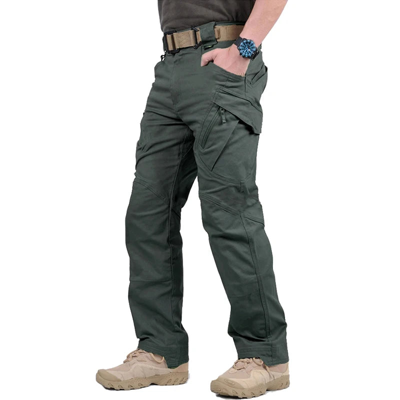 REFIRE GEAR IX9 Tactical Cargo Pants - 9-Pocket Stretch Cotton Trousers for NZ Hunting Expeditions