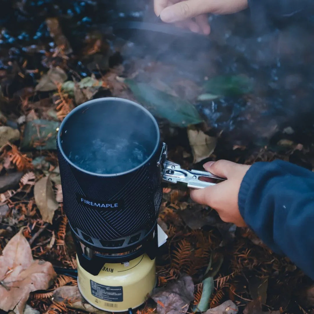 FIRE MAPLE FMS-X2 PRO Cooking System - 2200W All-in-One Gas Stove with 1L Pot for NZ Hunting Expeditions
