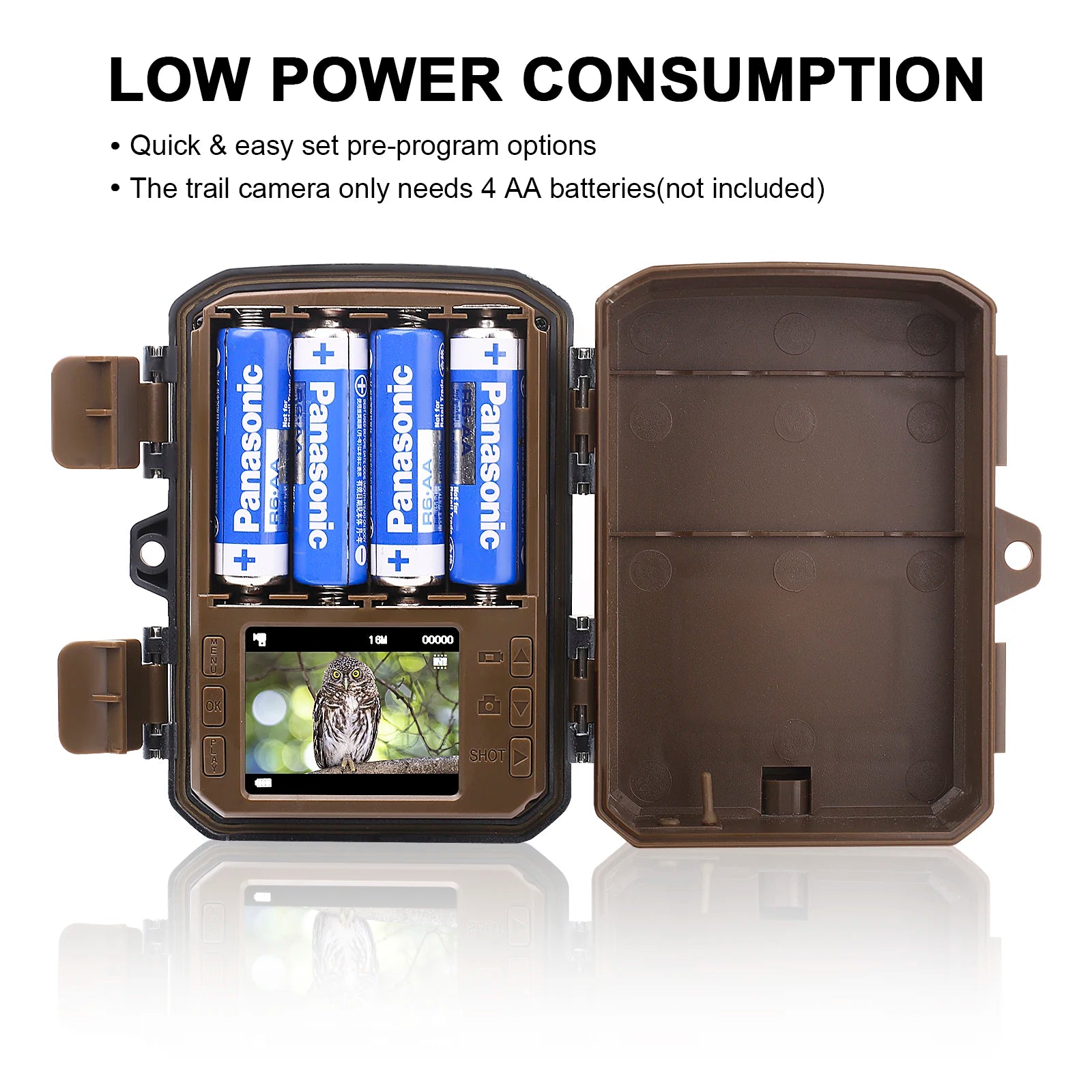 DL006 16MP 1080P Mini Hunting Camera with Night Vision and Motion Detection