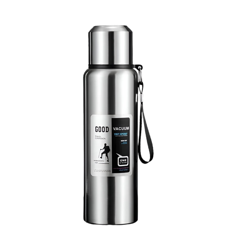 Large Capacity Stainless Steel Thermos Tumbler – Insulated Flask for Coffee, Tea & Travel