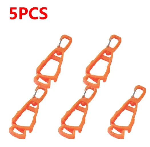 Glove Clip Hanger Safety Holder for Work and Outdoor Use