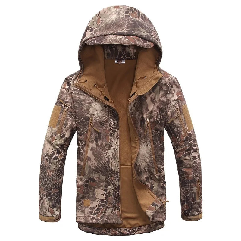 REFIRE GEAR Lurker Soft Shell Camouflage Jacket - Waterproof Stealth Hunting Coat for NZ Bush Stalking