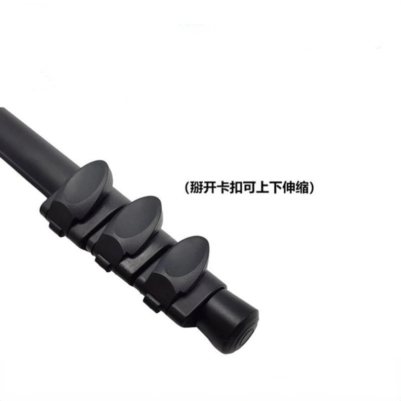 Aluminium Telescopic Hunting Stick – V Yoke Rotating Shooting Monopod with Shoulder Strap