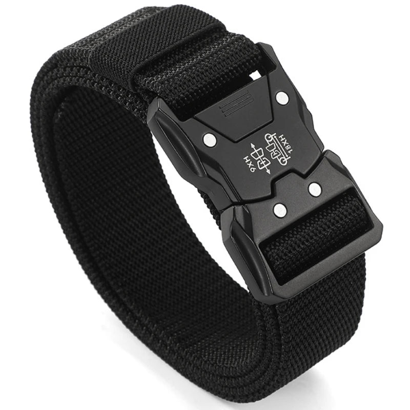 FENRUIEN Tactical Nylon Canvas Belt Multifunctional Buckle